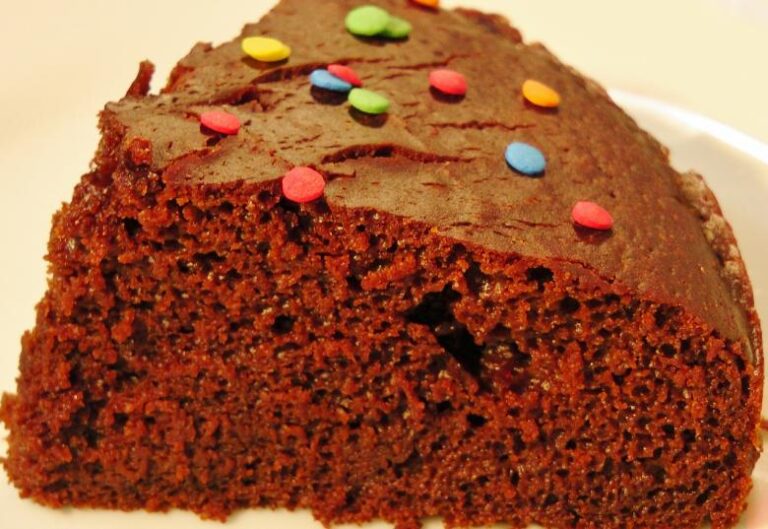 Eggless Chocolate Cake without Oven | Step by Step Guide