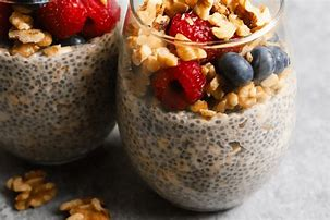 Chia Seeds and Mixed Nut Overnight Oats