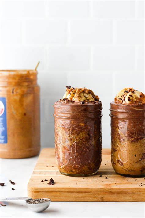 Peanut Butter and Chocolate Overnight Oats