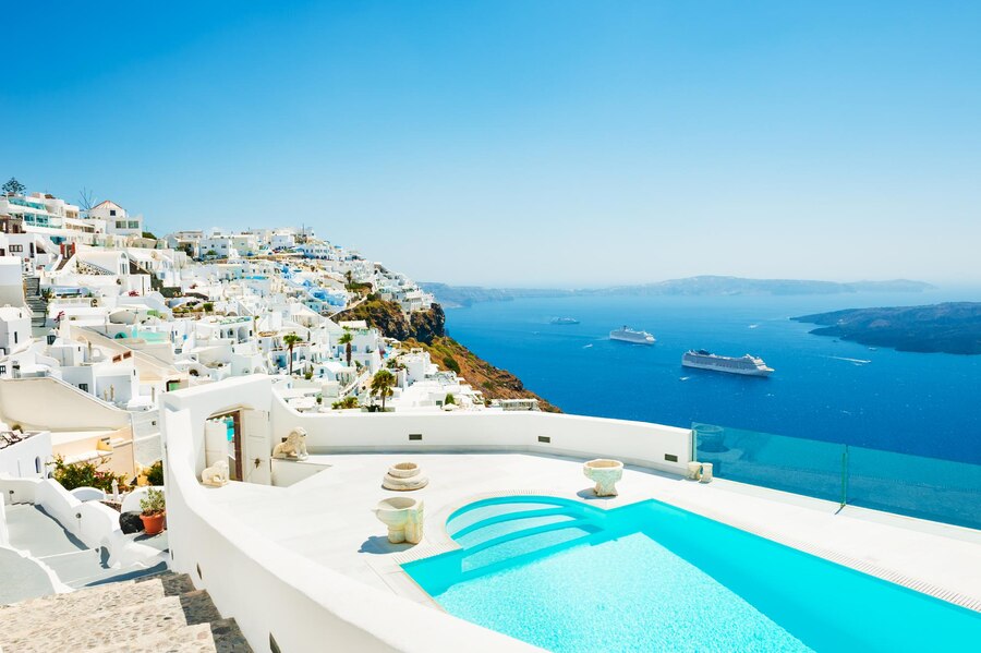 santorini honeymoon destination